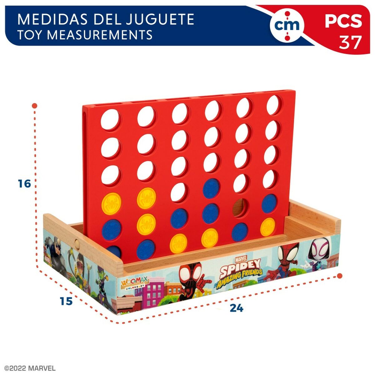 4 in a Row Spidey 24 x 16 x 15 cm (6 Units)-2