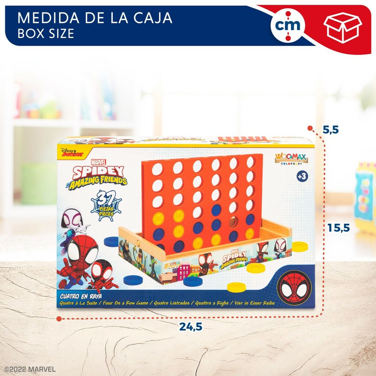 4 in a Row Spidey 24 x 16 x 15 cm (6 Units)-1