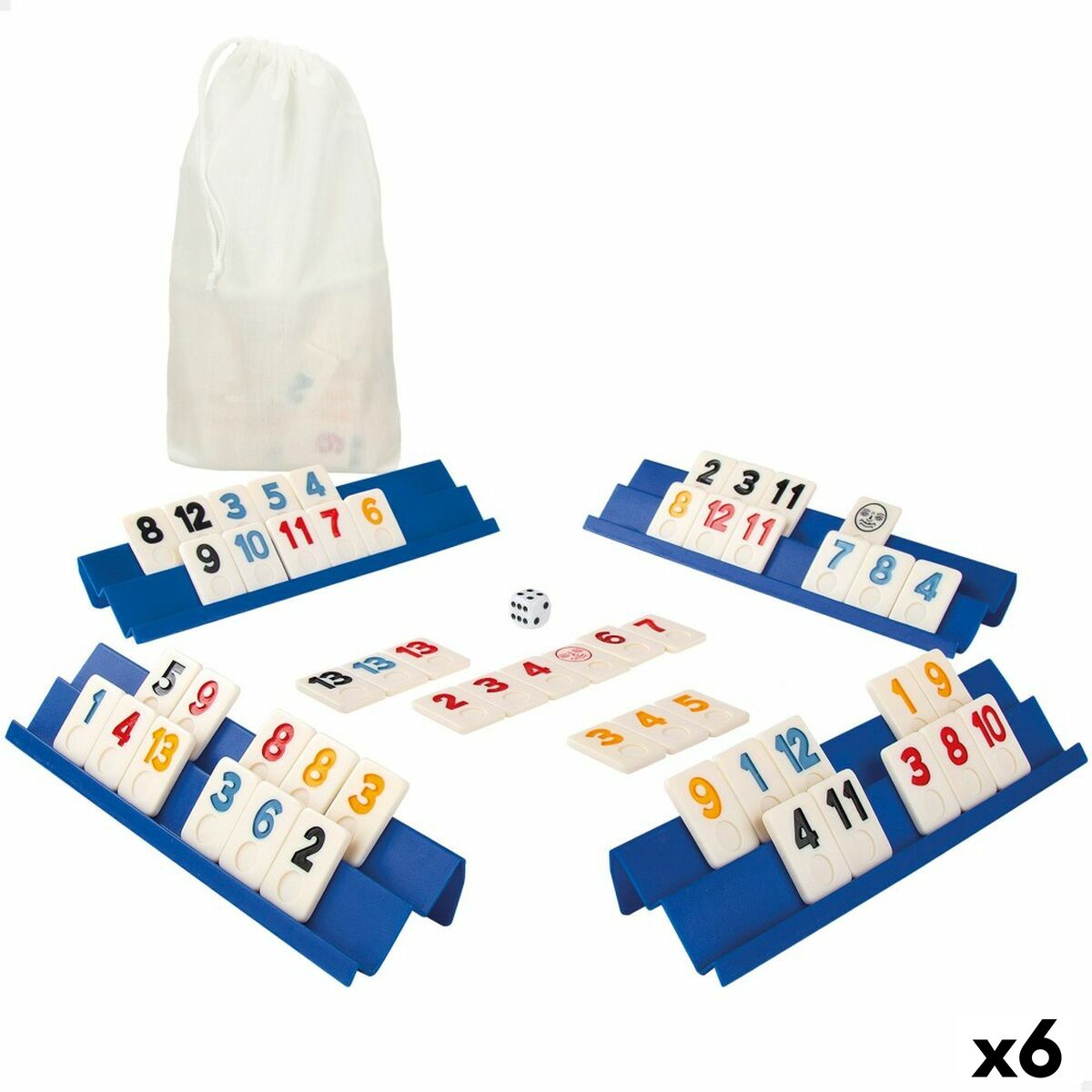 Board game CB Games Rummi 24,5 x 3 x 6 cm (112 Pieces) (6 Units)-0