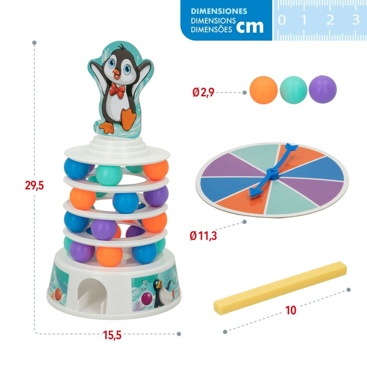 Board game Colorbaby Penguin (6 Units)-2