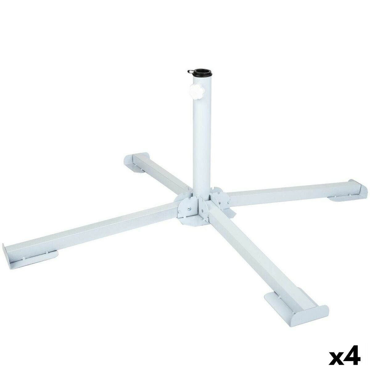Base for beach umbrella Aktive White Plastic Sponge EPS 85 x 31 x 85 cm (4 Units)-0