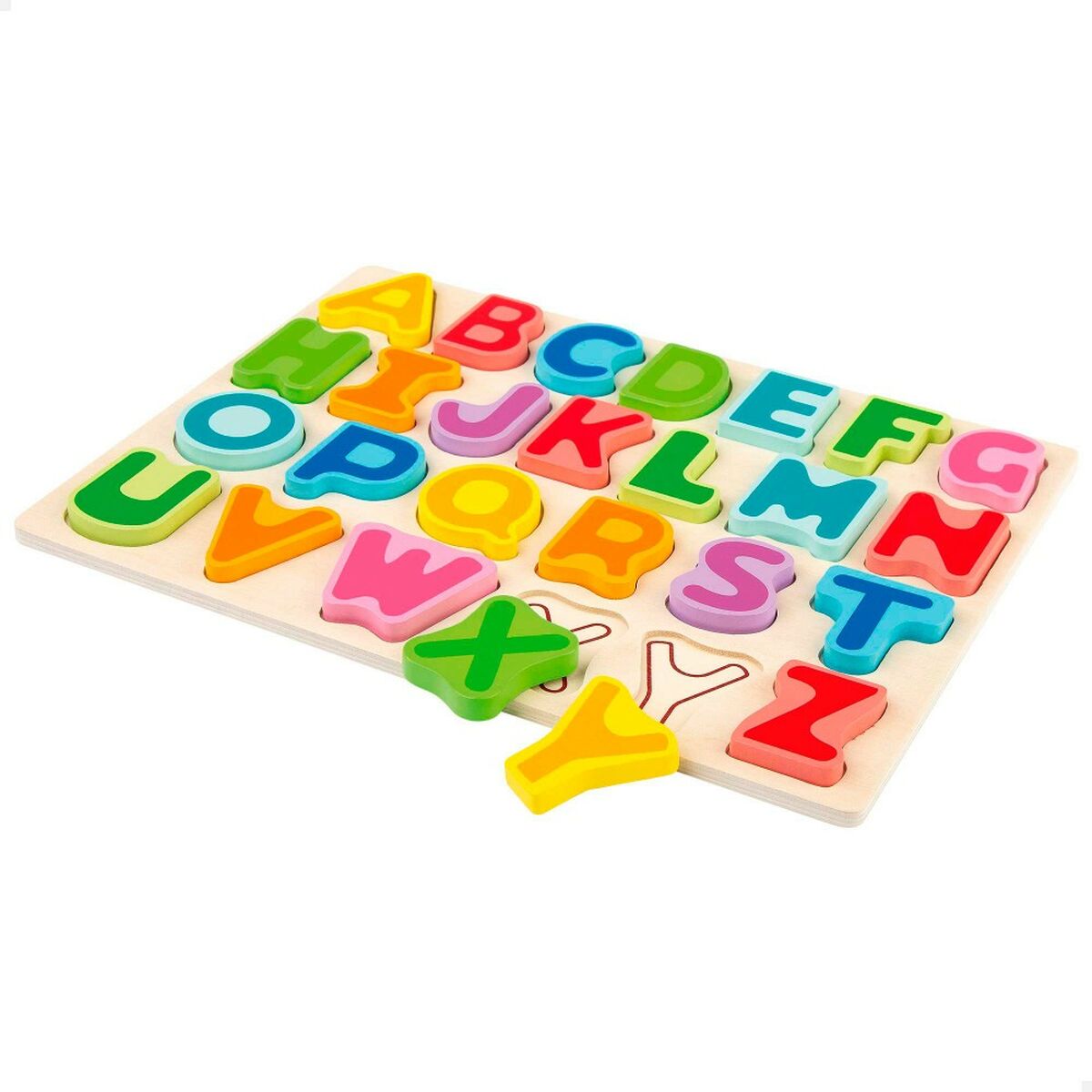 Child's Wooden Puzzle Woomax + 2 Years 27 Pieces (12 Units)-3