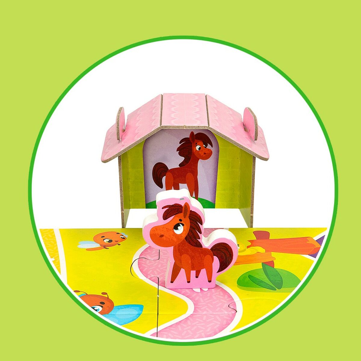Child's Puzzle Lisciani Giochi 48 x 1 x 36 cm Farm 12 Pieces 27 Pieces (6 Units)-3