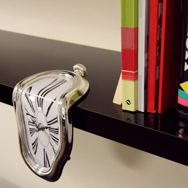 Surreal Melting Distorted Wall Clock - Inspired by Salvador Dali's "The Persistence of Memory-2