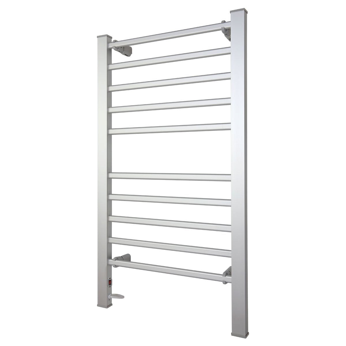 NNEDSZ Pronti Heated Towel Rack Electric Bathroom Towel Rails Warmer Ev-160- Silver-0