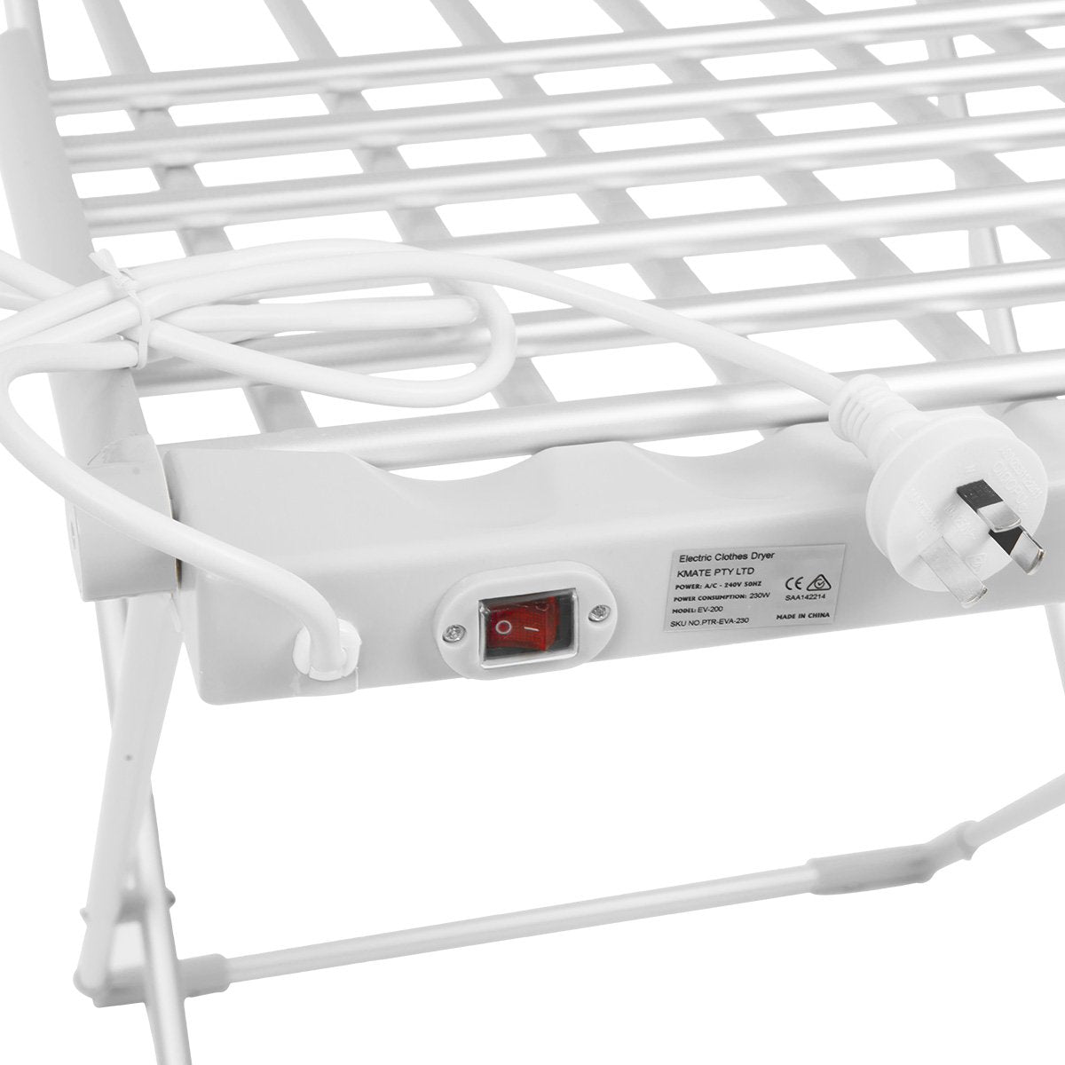 NNEDSZ Pronti Heated Towel Clothes Rack Dryer Warmer Rack Airer Heat Line Hanger Laundry-4