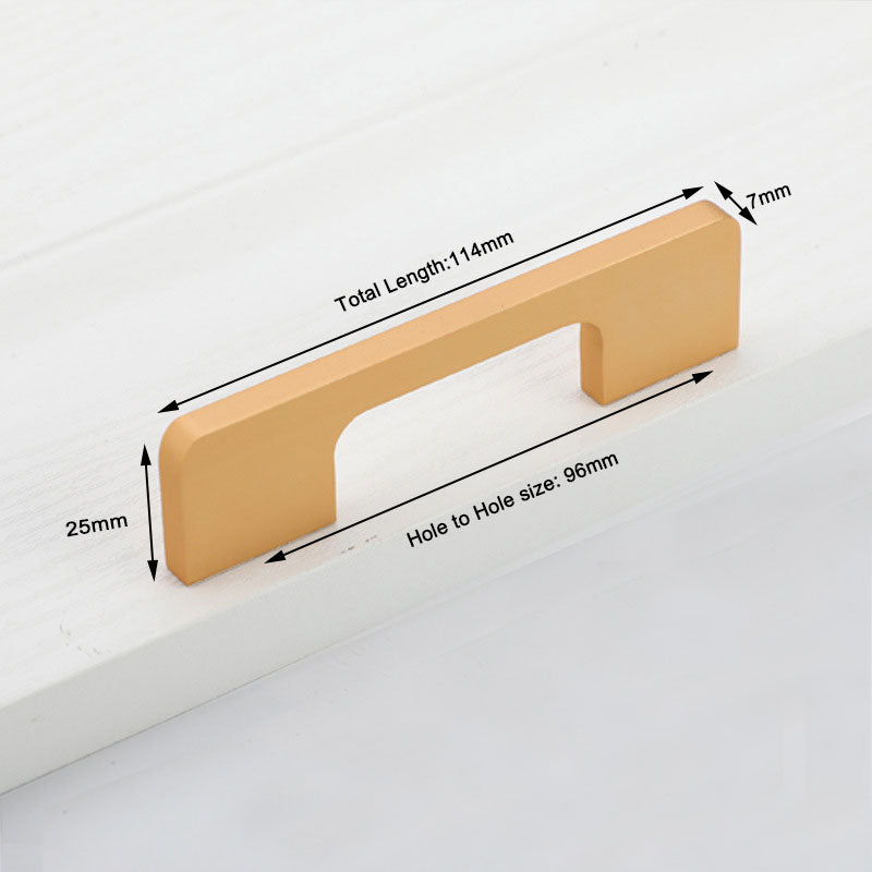 NNEDSZ Slim Design Kitchen Cabinet Handles Drawer Bar Handle Pull Gold 96MM-1
