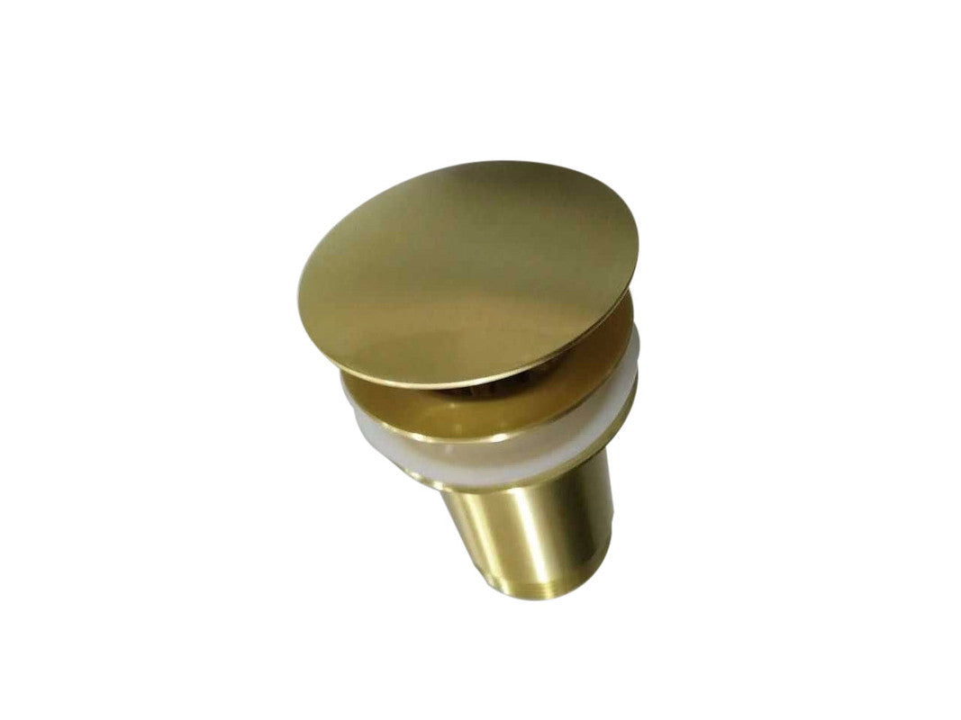 NNEDSZ 2021 new brushed Nickel Brushed stainless steel Pop Up Waste Plug 40 mm NO Overflow-1