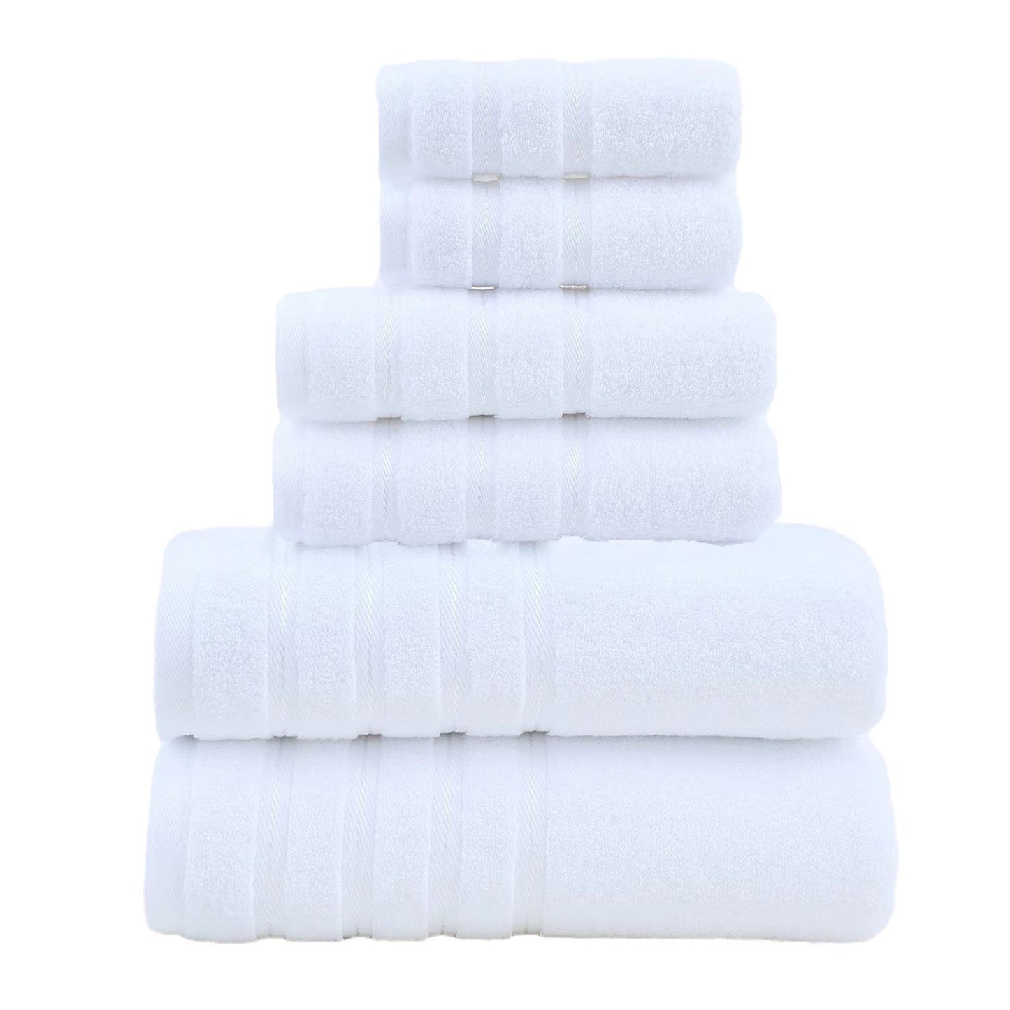 NNEDSZ White Luxury Cotton Towel Set - 36-Piece Ultra-Soft Bath, Hand, and Washcloth Set-0