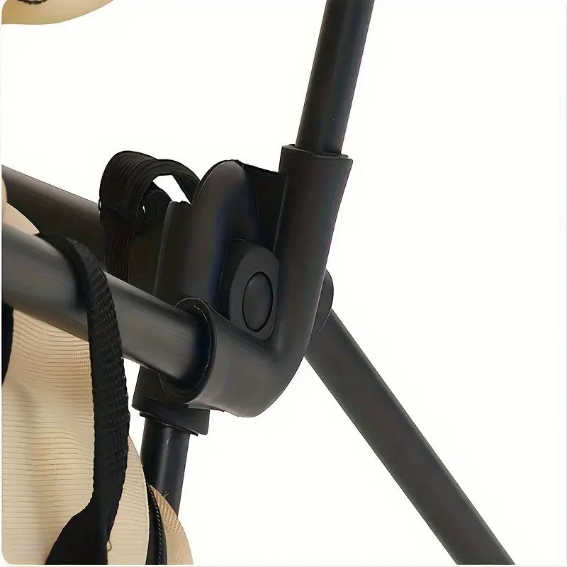 Outdoor Folding Rocking Chair with Cushion-2