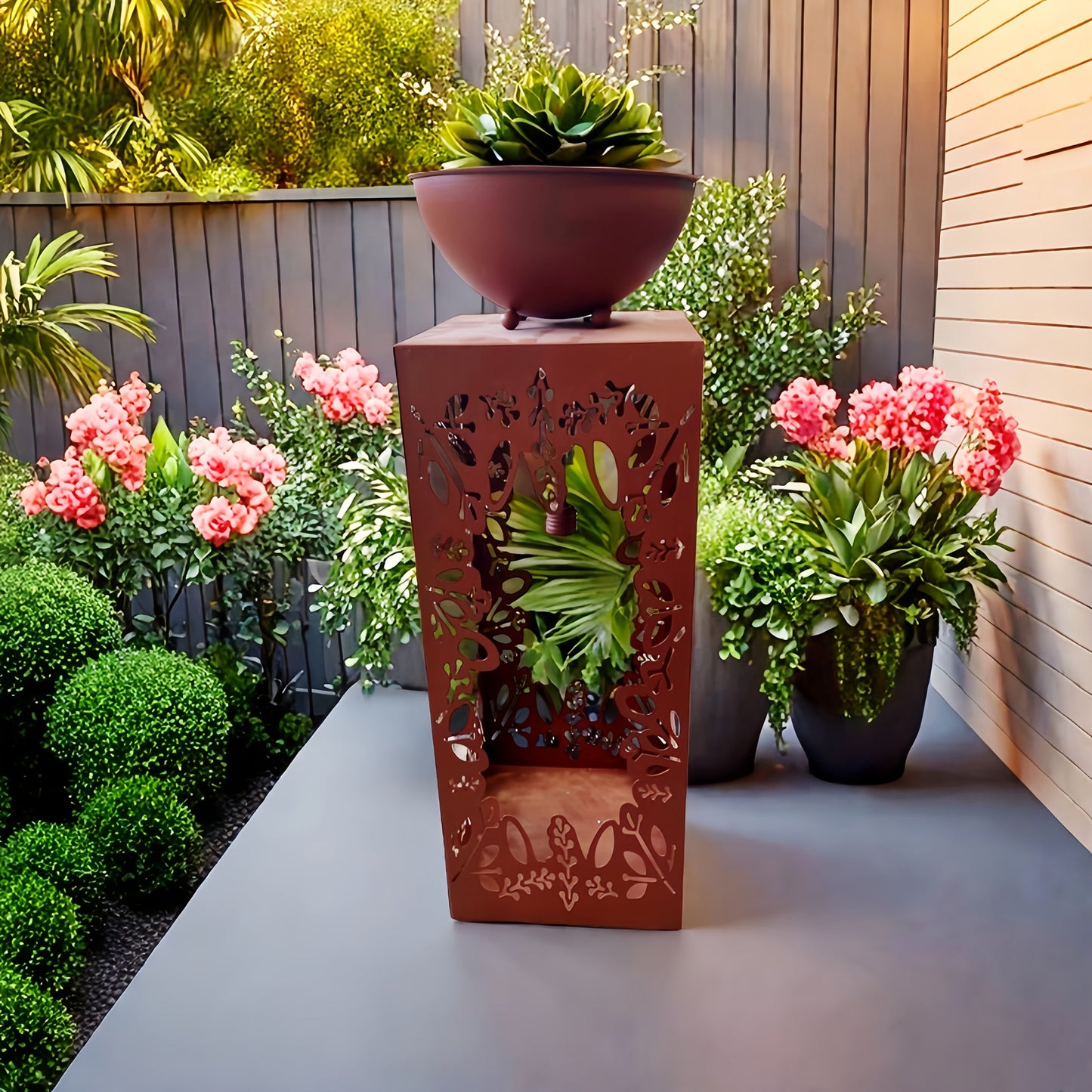 Iron Art Flower Vase Planter Large-1