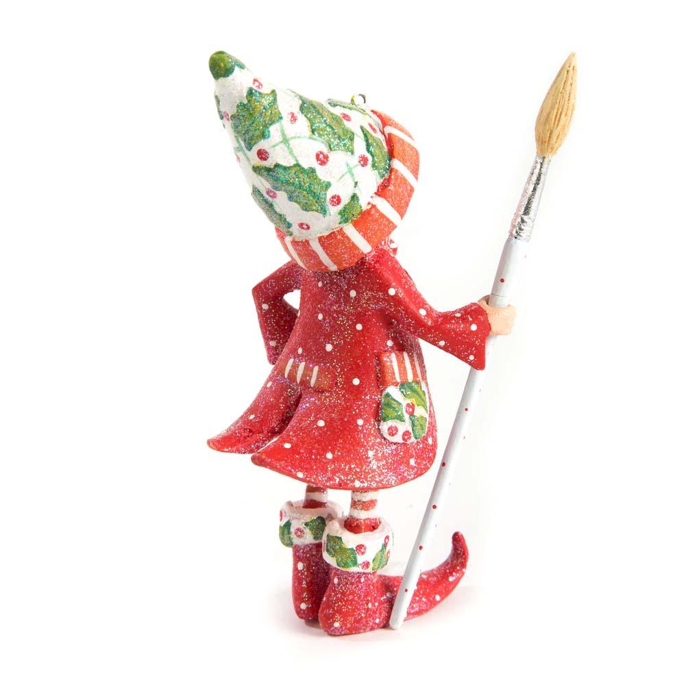 Dash Away Vixen's Elf Ornament by Patience Brewster-2