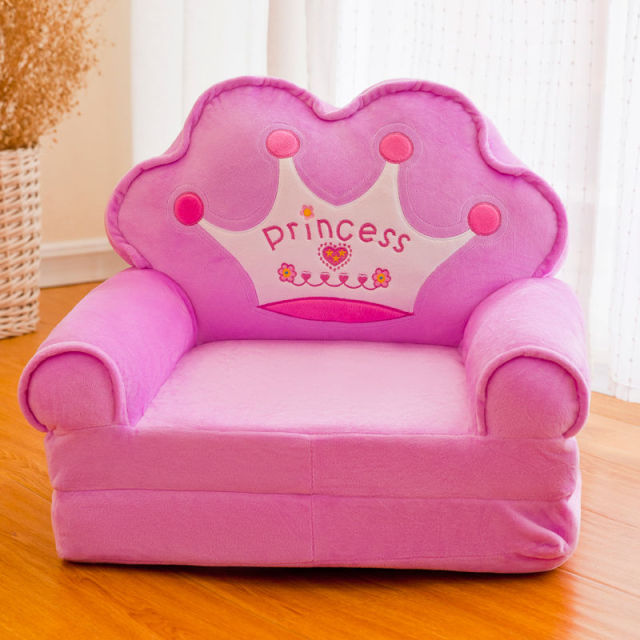 Children Folding Small Sofa Bed Nap Cartoon Cute Lazy Lying Seat Stool Removable and Washable Kids Sofa Kids Chair-11