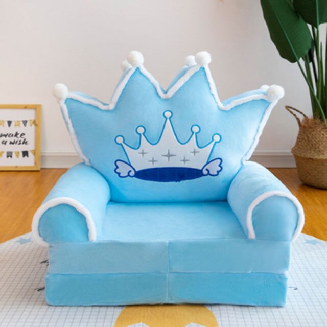 Children Folding Small Sofa Bed Nap Cartoon Cute Lazy Lying Seat Stool Removable and Washable Kids Sofa Kids Chair-7