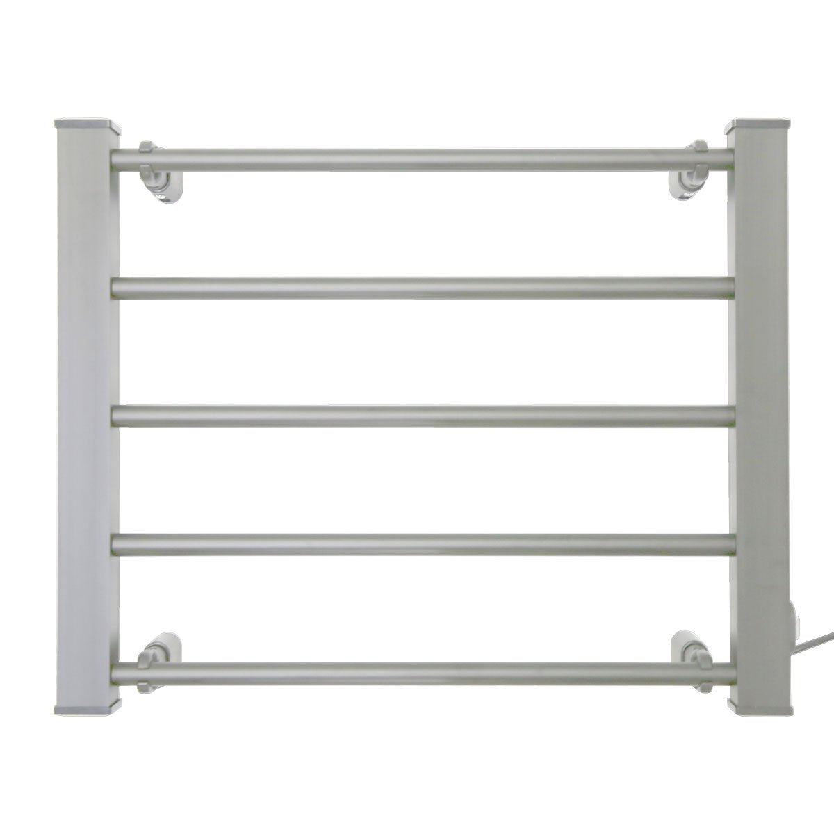 NNEDPE Heated Towel Rack Electric Bathroom Towel Rails EV-90- Silver-1