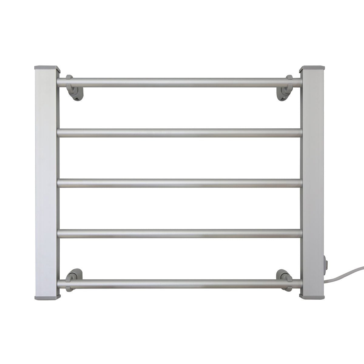 NNEDPE Heated Towel Rack Electric Bathroom Towel Rails EV-90- Silver-0
