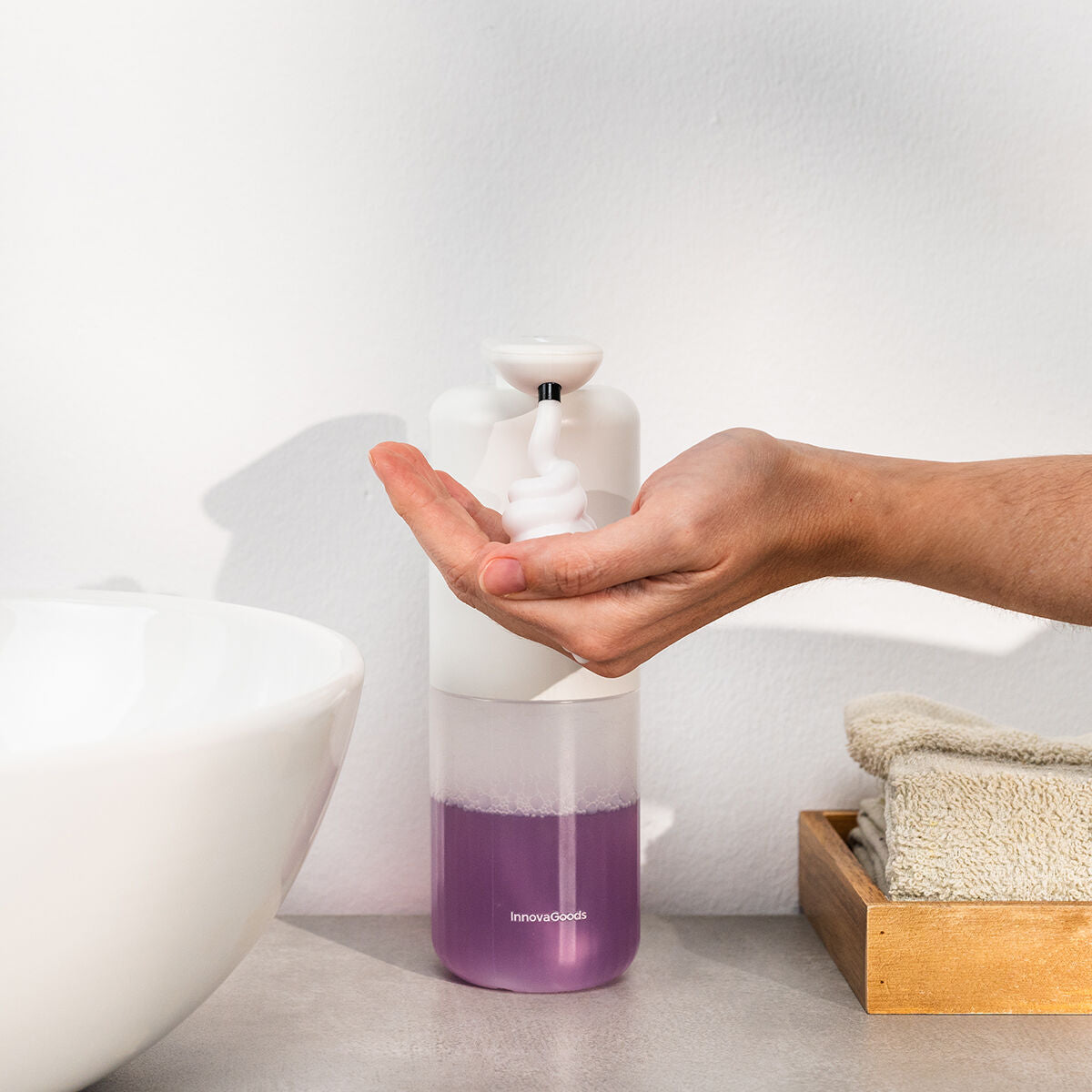 Rechargeable Automatic Foaming Soap Dispenser Bitefom InnovaGoods-0
