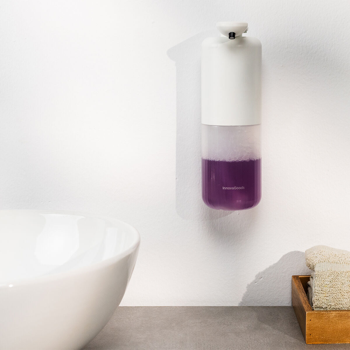 Rechargeable Automatic Foaming Soap Dispenser Bitefom InnovaGoods-8