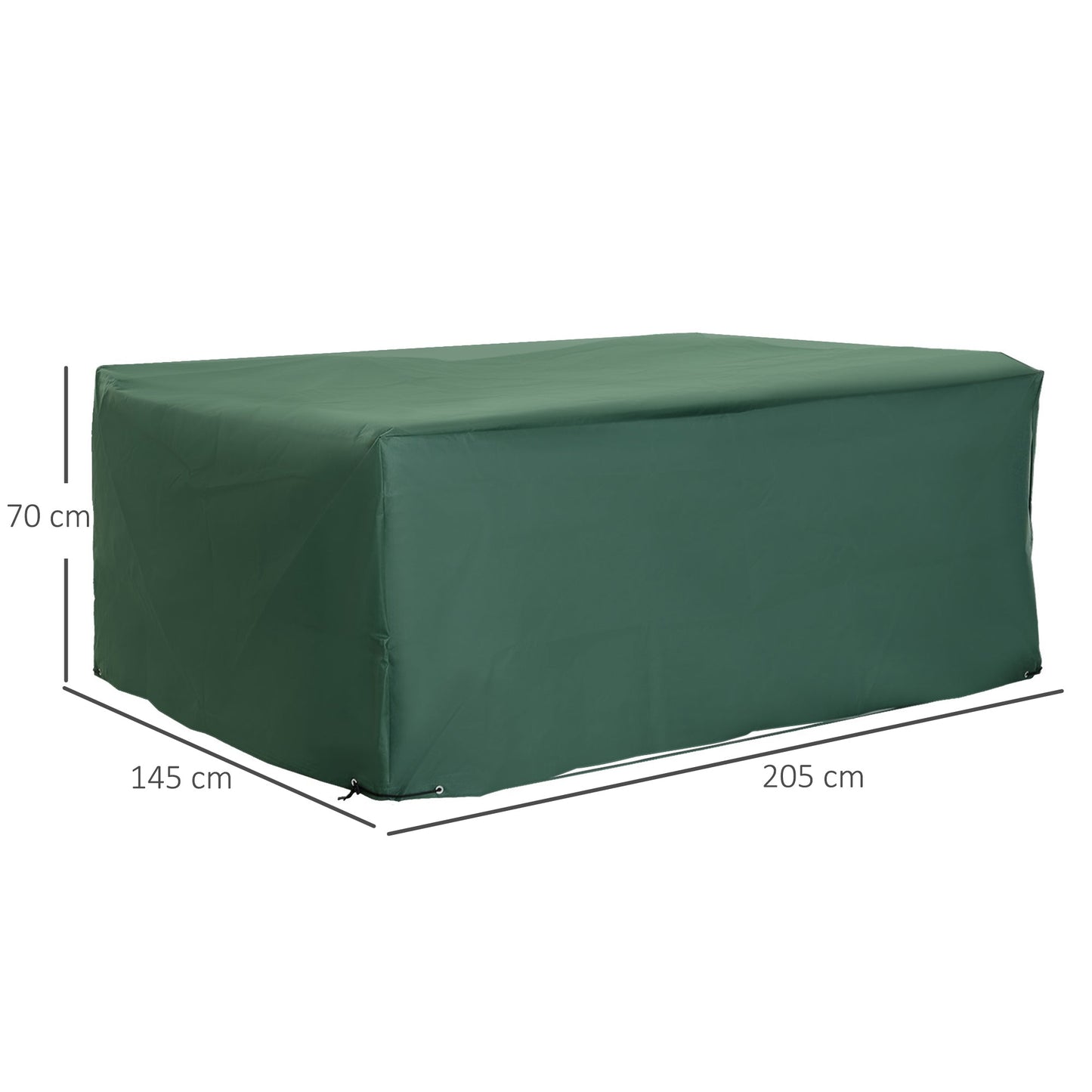 Garden Furniture Cover Waterproof 600D Oxford Fabric Green-2