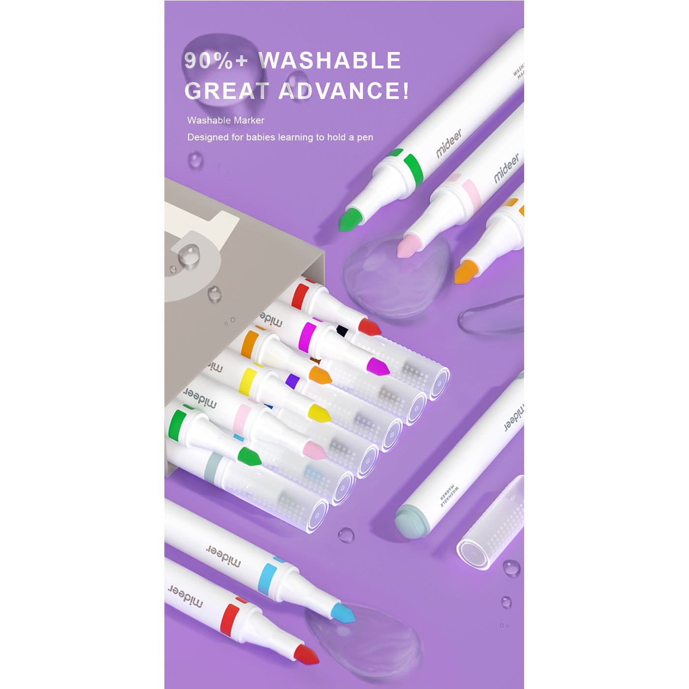 Washable Marker 48 Colors-2