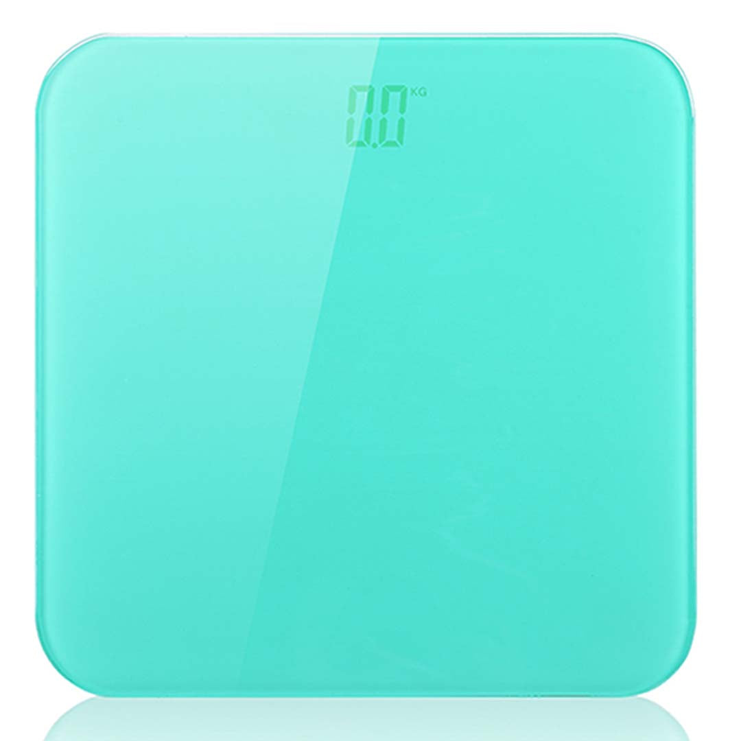 NNEAGS 180kg Digital Fitness Weight Bathroom Gym Body Glass LCD Electronic Scales Blue-0