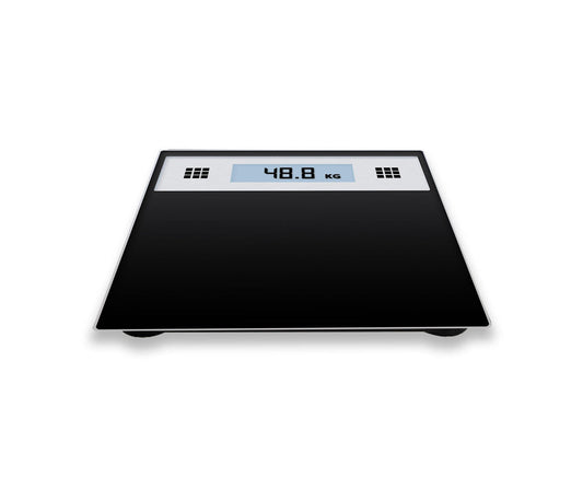 NNEAGS 2X 180kg Electronic Talking Scale Weight Fitness Glass Bathroom Scale LCD Display Stainless-1