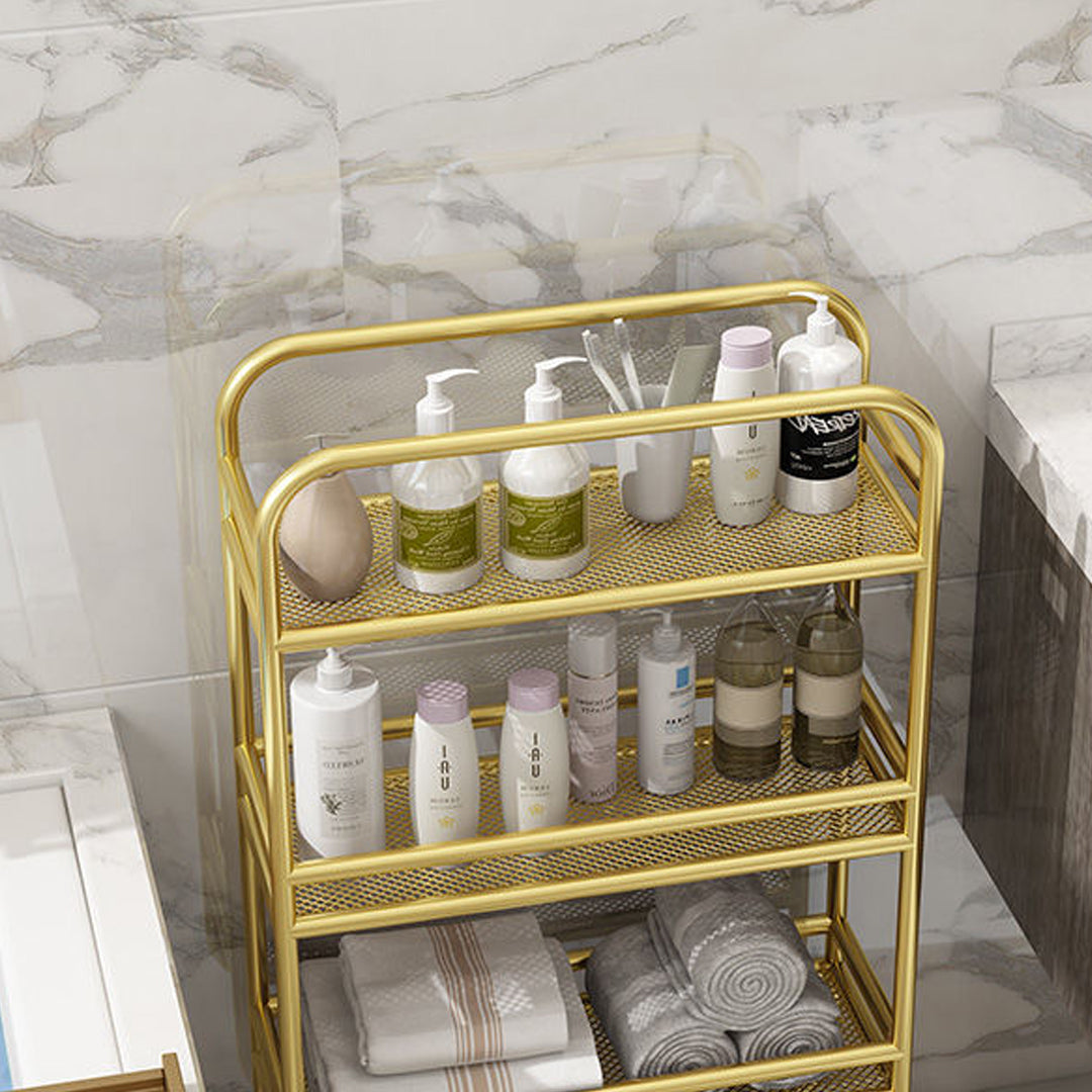 NNEAGS 3 Tier Rectangular Bathroom Shelf Multifunctional Storage Display Rack Organiser-3