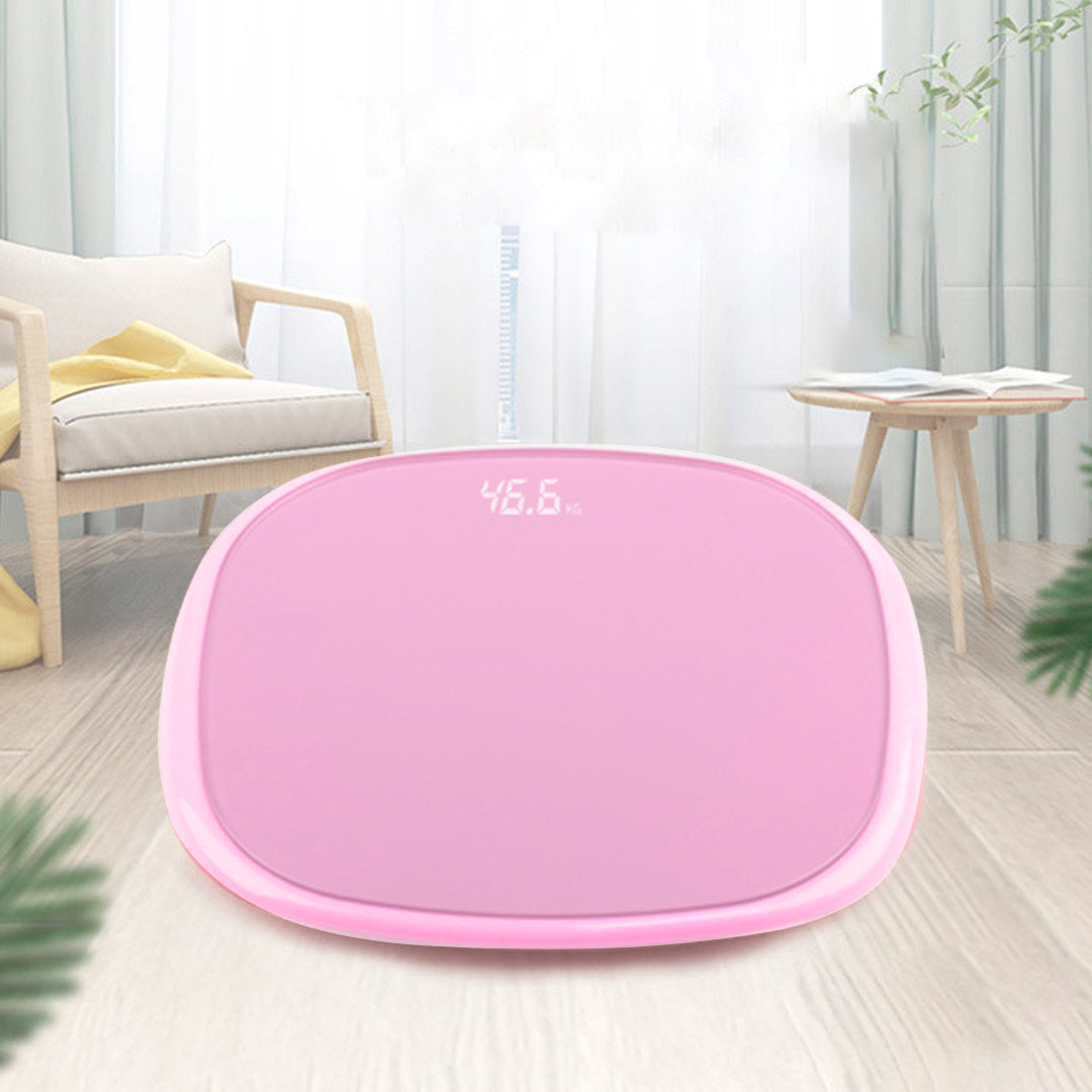 NNEAGS 2X 180kg Digital LCD Fitness Electronic Bathroom Body Weighing Scale Pink-3