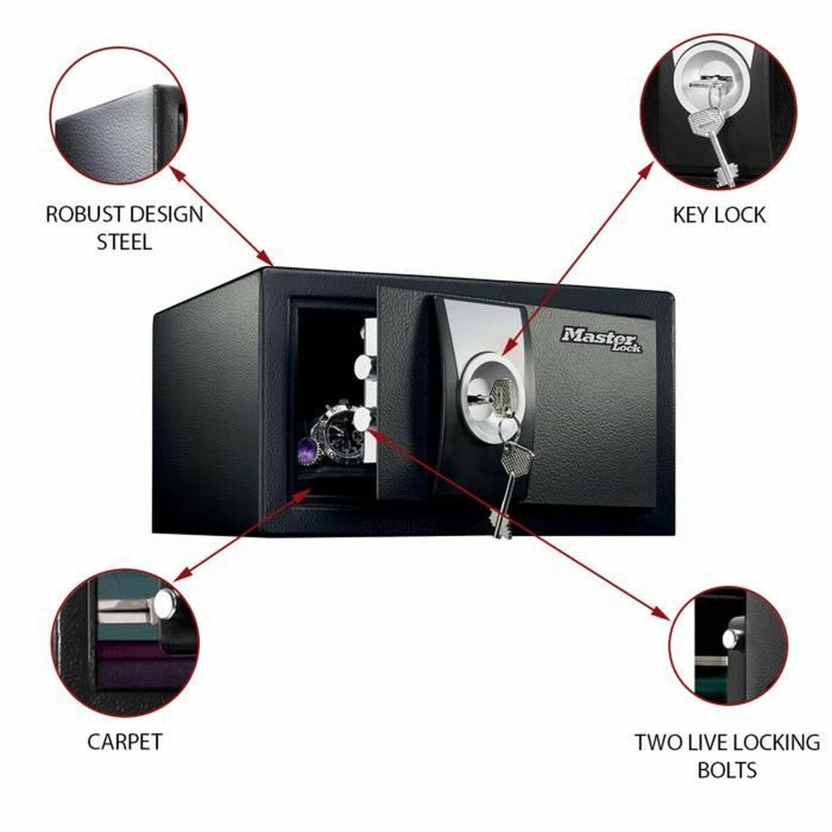 Safety-deposit box Master Lock X031ML-4