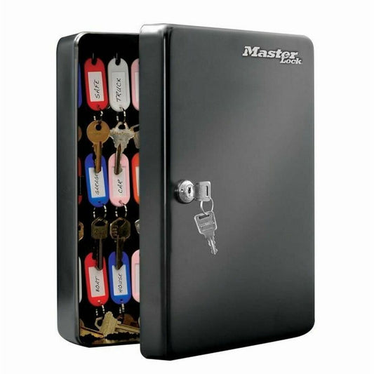 Key cupboard Master Lock ‎9,8 x 23,9 x 30 cm 50 Keys Black Steel-0