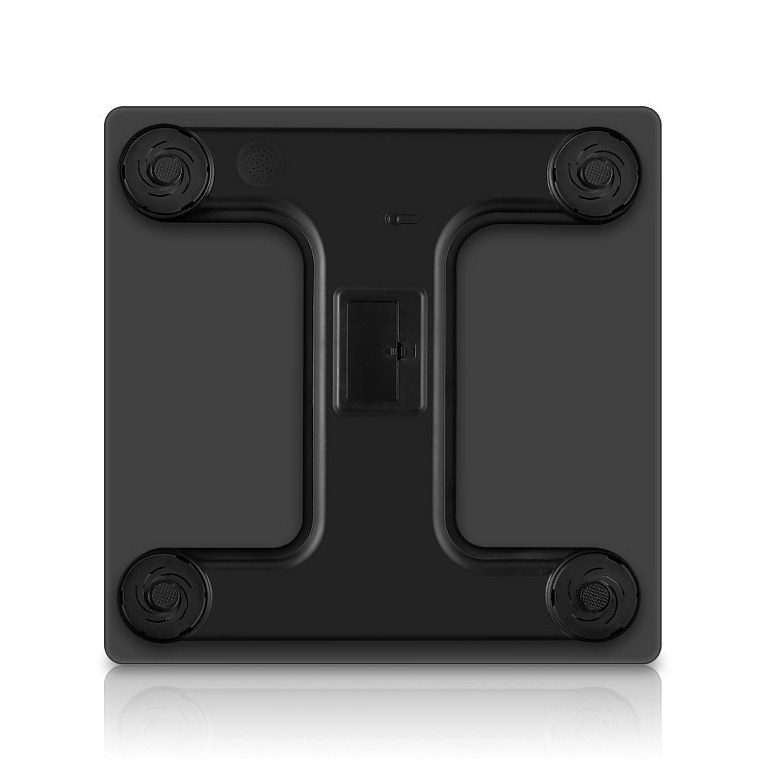 NNEAGS 180kg Glass LCD Digital Fitness Weight Bathroom Body Electronic Scales Black-4
