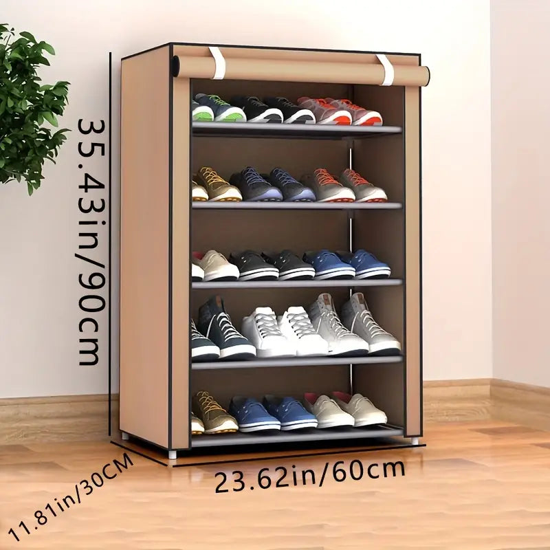Experience the ultimate shoe storage solution with this dustproof cabinet-2