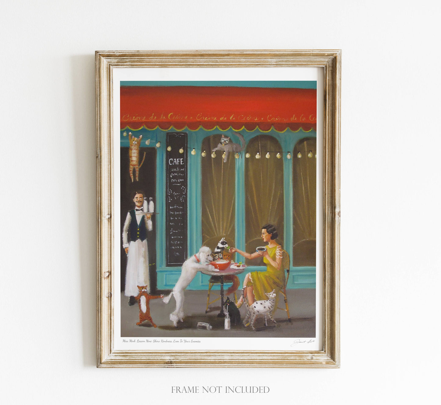 Miss Mink Lesson 9 Art print-0