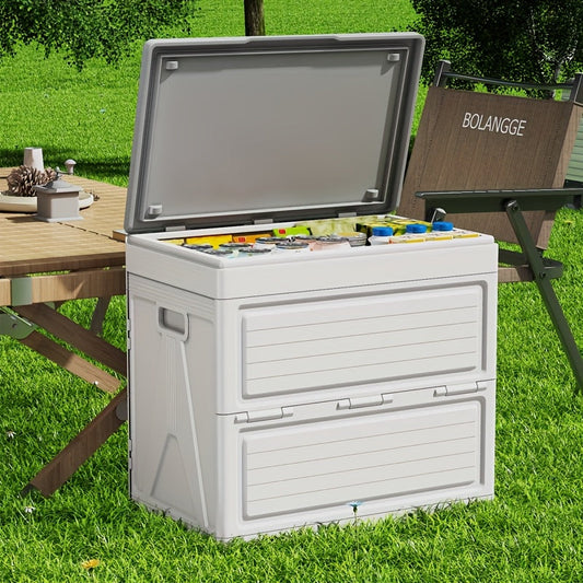 Outdoor Foldable Storage Box with Wheels-1
