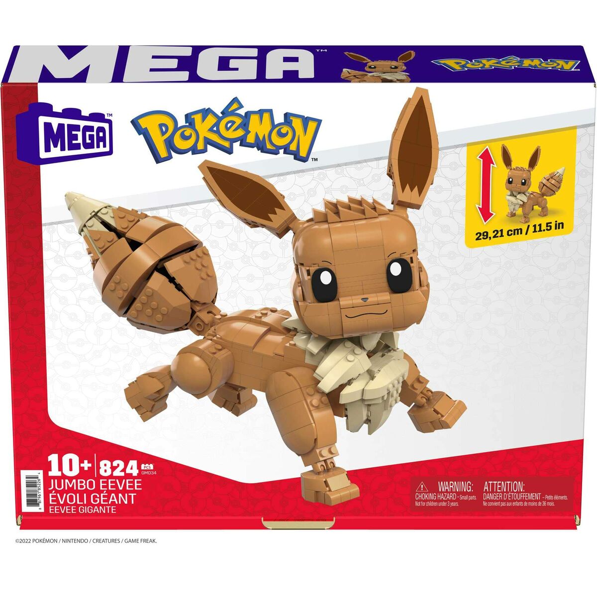Construction set Pokémon Pokemon Eevee Giant Multicolour-2