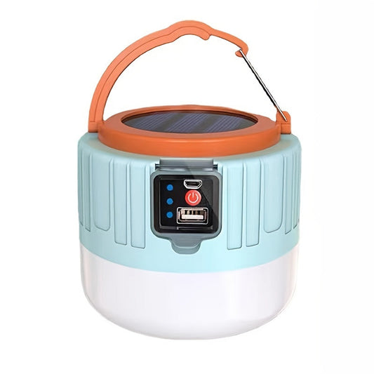 LED Solar Camping Lantern Rechargeable Portable Outdoor Light-0