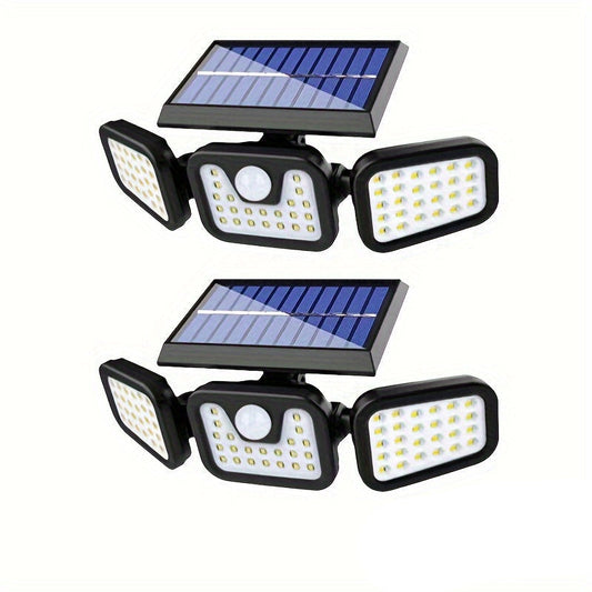 Outdoor Solar Wall Light with Motion Sensor & Foldable Design-0