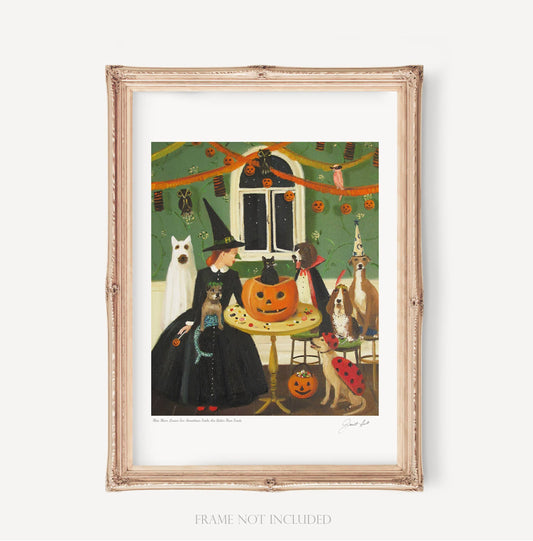Miss Moon Lesson Ten. 11"x14" Art Print-0