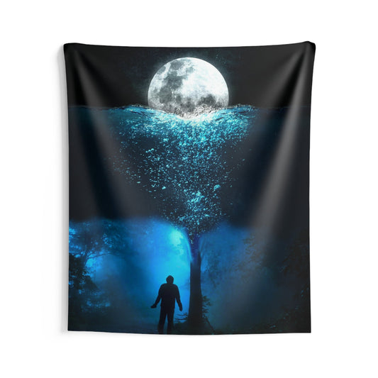 Man underwater Tapestry