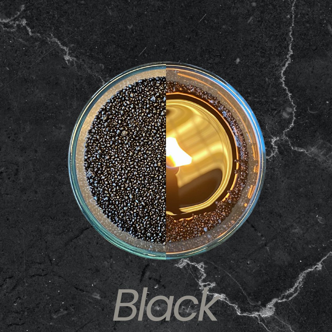 Black unscented Candle Sand 330g/0.73lbs-2
