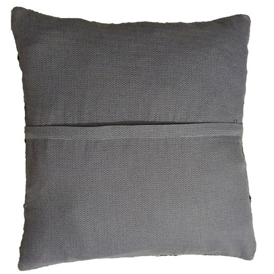 Baluchi Kilim Handwoven Congo Brown Cushion Cover-3