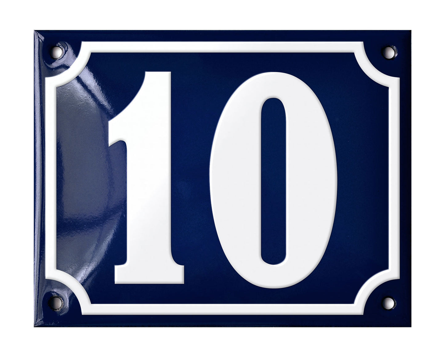 Blue Enamel House Number 1-50 In Stock-9