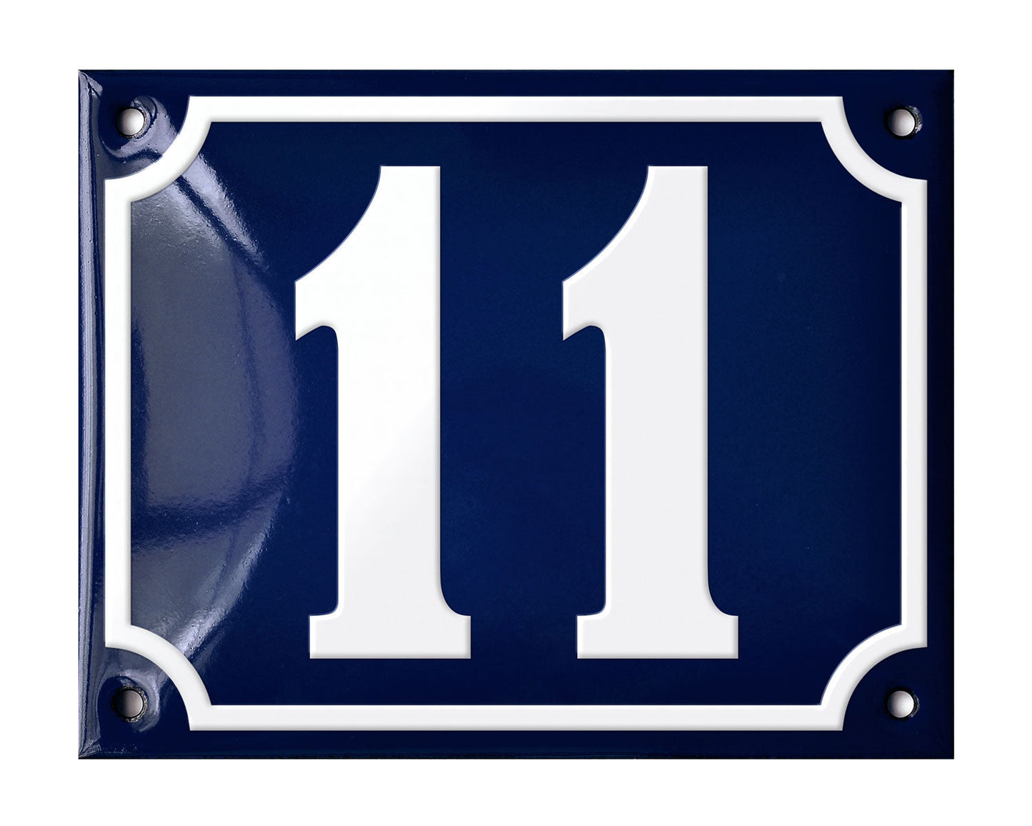 Blue Enamel House Number 1-50 In Stock-10