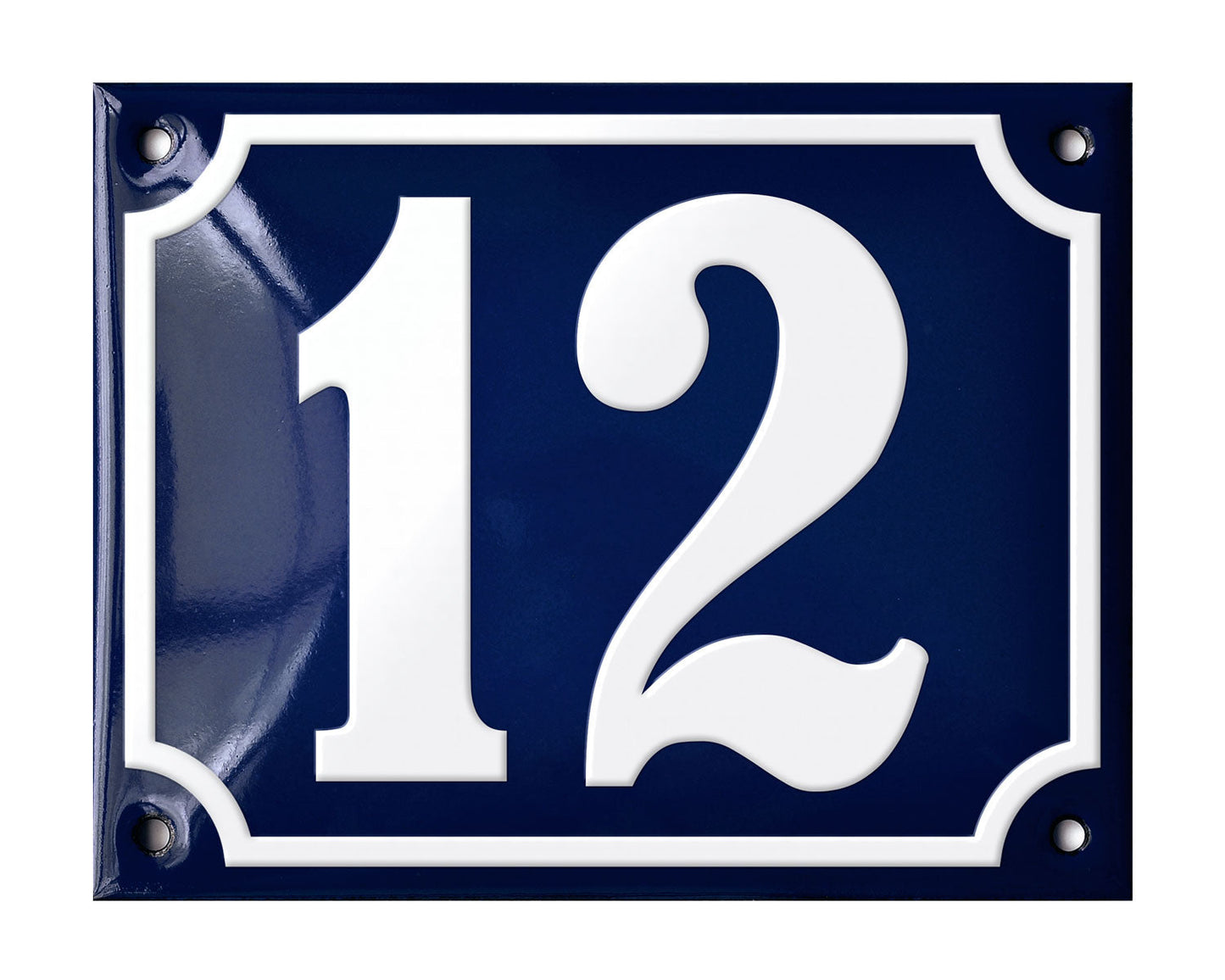 Blue Enamel House Number 1-50 In Stock-11