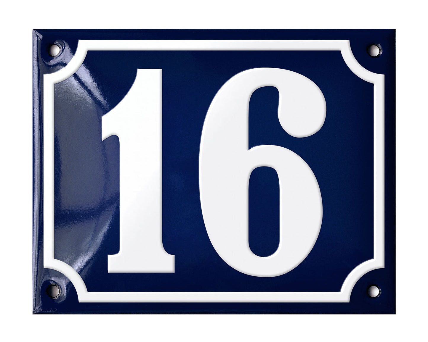Blue Enamel House Number 1-50 In Stock-15