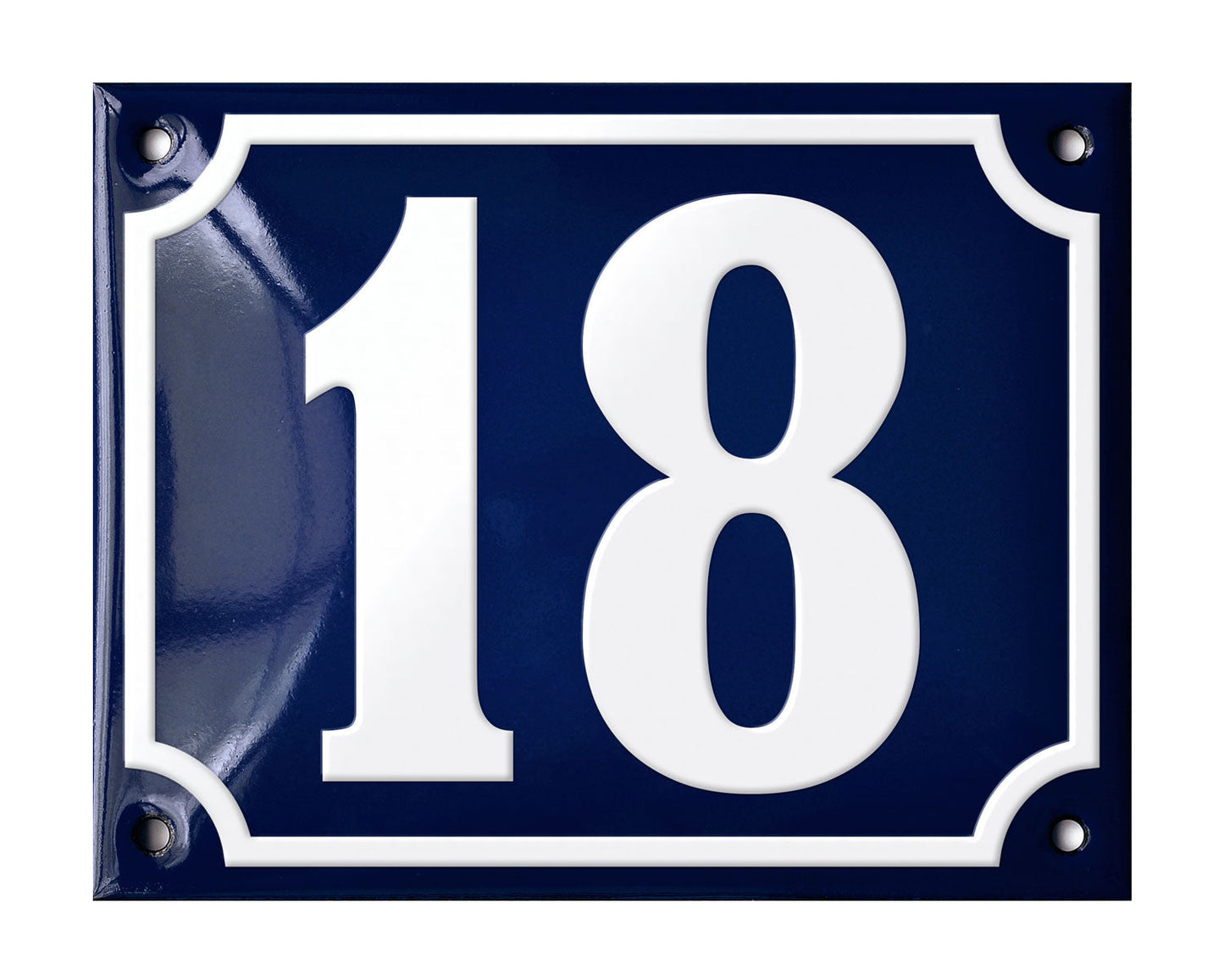 Blue Enamel House Number 1-50 In Stock-17