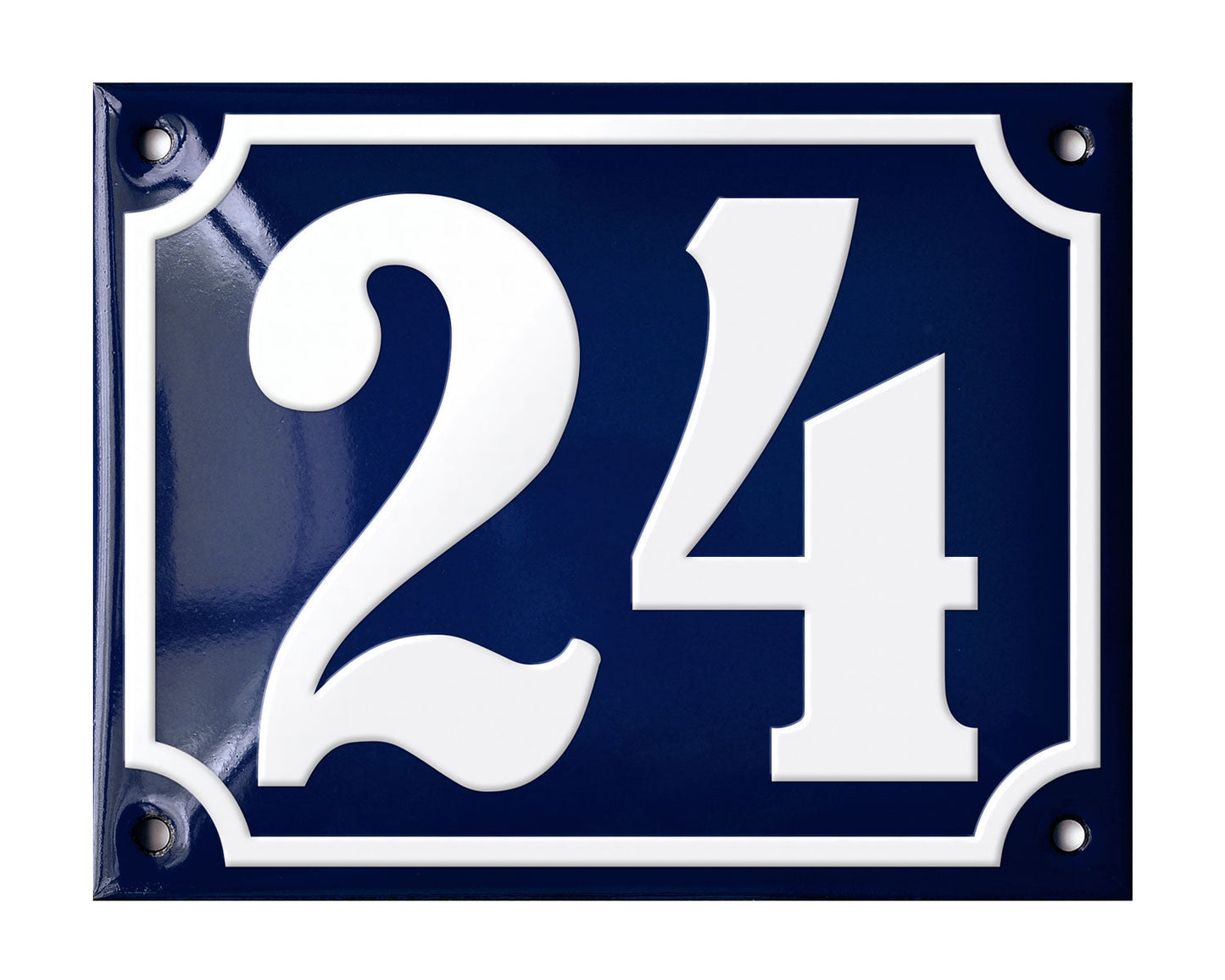 Blue Enamel House Number 1-50 In Stock-23