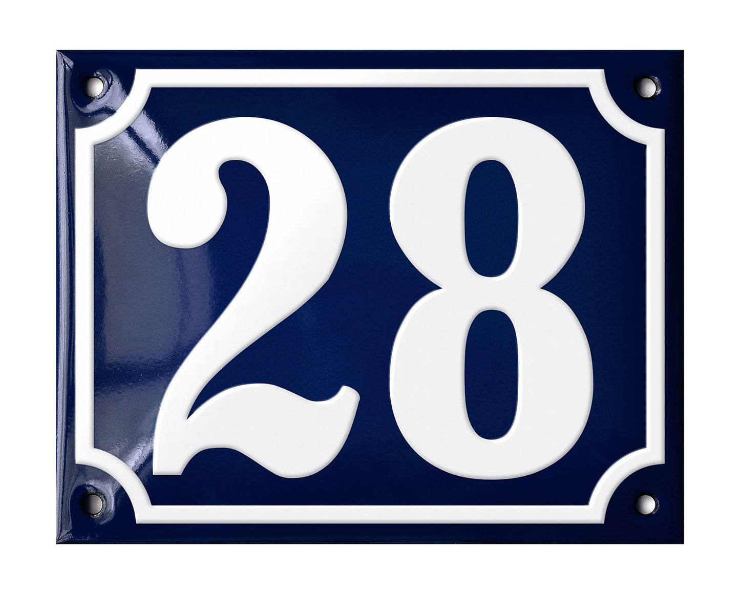 Blue Enamel House Number 1-50 In Stock-27