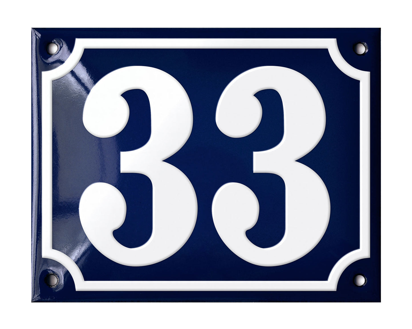 Blue Enamel House Number 1-50 In Stock-32