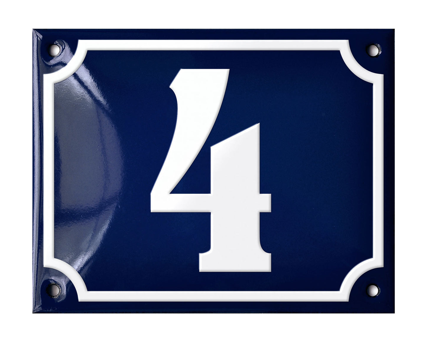 Blue Enamel House Number 1-50 In Stock-3